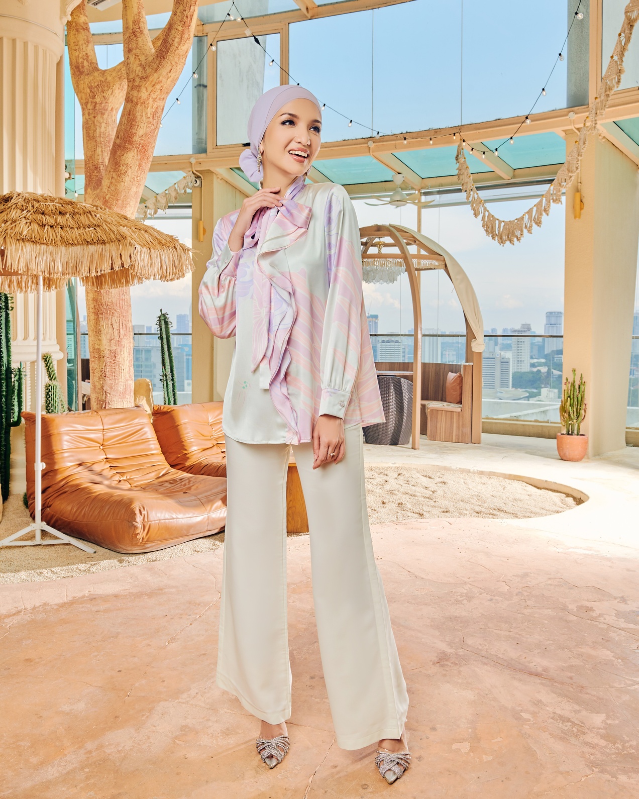 MERYN BLOUSE - PINKY LILAC